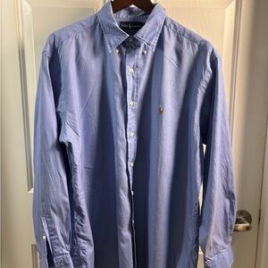 Ralph Lauren Men's Light Blue Button Down Shirt